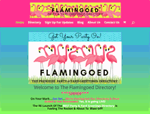 Tablet Screenshot of flamingoed.com